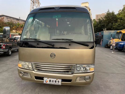 गुणवत्ता  Golden Dragon Small Used Coaster Bus Mini 23 Seats Passenger Used Coach Bus फैक्टरी