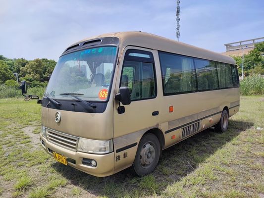 गोल्डन ड्रैगन सेकंड हैंड टूर बस 22 सीटें एयर कंडीशनिंग के साथ पूर्व स्वामित्व वाली बसें