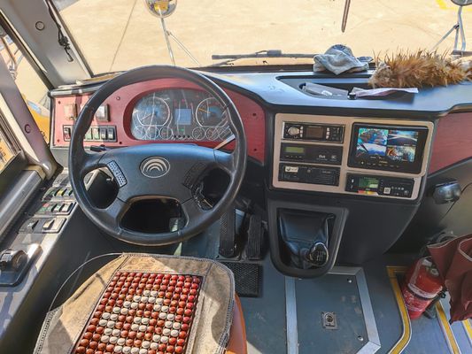 34 सीटों वाली सेकेंड हैंड स्कूल बस, डीजल ईंधन, V6 इंजन के साथ