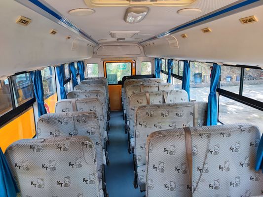 34 सीटों वाली सेकेंड हैंड स्कूल बस, डीजल ईंधन, V6 इंजन के साथ