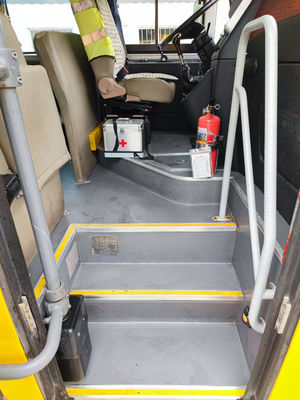 डीजल सेकेंड हैंड स्कूल वैन 36 सीट्स इस्तेमाल की गई बसें एलएचडी स्टीयरिंग पोजीशन