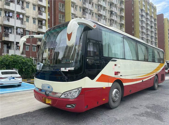 46 सीटें प्रयुक्त युटोंग बसें यूरो 5 डीजल मैनुअल ट्रांसमिशन प्रयुक्त कोच बस