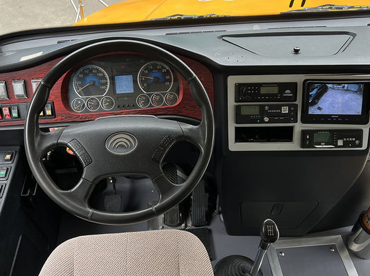 पीली प्रयुक्त स्कूल बसें 46 सीटें मैनुअल ट्रांसमिशन प्रयुक्त बसें