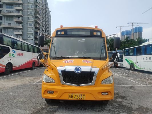 शेनलॉन्ग 31 सीटों का नवीनीकृत स्कूल बस एलएचडी सेकंड हैंड स्कूल बस बिक्री के लिए