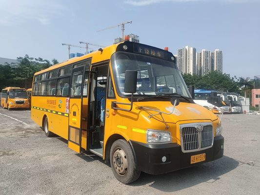 शंघाई 51 सीट पुरानी स्कूल बस 80 किमी/घंटा अधिकतम गति यूरो 4 उत्सर्जन मानक