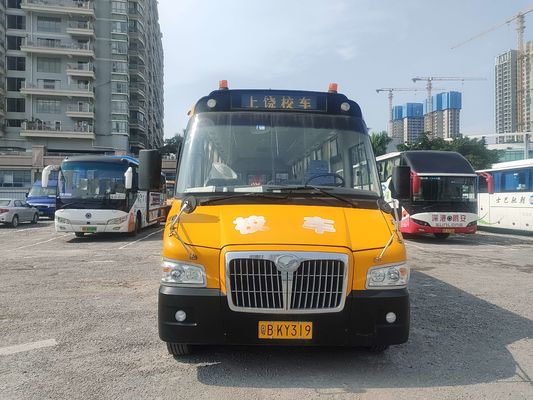 शंघाई 51 सीट पुरानी स्कूल बस 80 किमी/घंटा अधिकतम गति यूरो 4 उत्सर्जन मानक