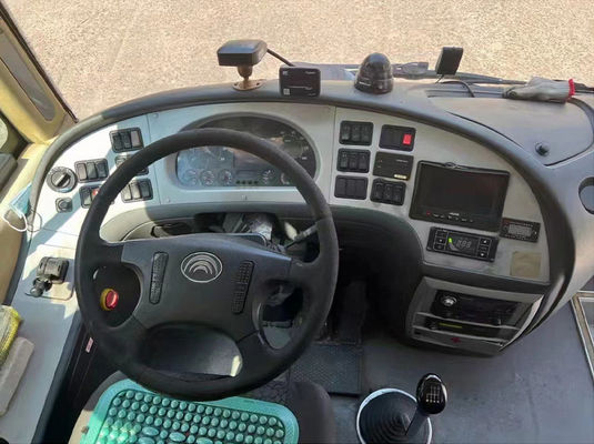 टिकाऊ प्रयुक्त बसें 47 सीटें एलएचडी सेकंड हैंड टूर बस 2 दरवाजे के साथ