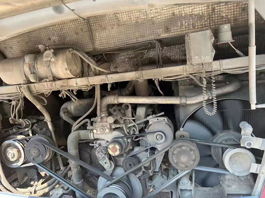 टिकाऊ प्रयुक्त बसें 47 सीटें एलएचडी सेकंड हैंड टूर बस 2 दरवाजे के साथ