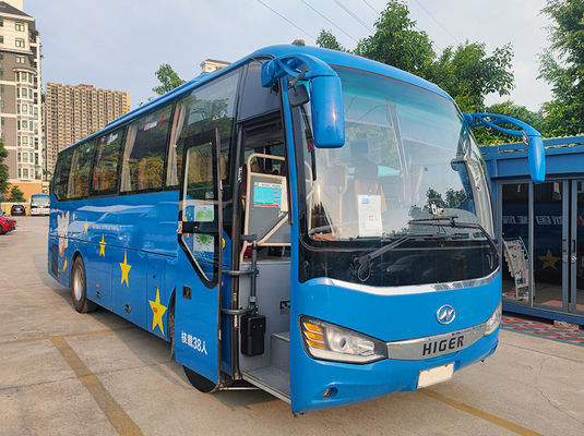 यूरो 5 एलएचडी सेकेंड हैंड बसें और कोच HIGER डीजल इस्तेमाल की गई बस 38 सीटें