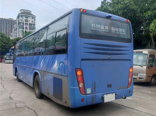 यूरो 3 55 सीटों वाला प्रयुक्त यात्री बस एलएचडी स्टीयरिंग पोजीशन डीजल ईंधन