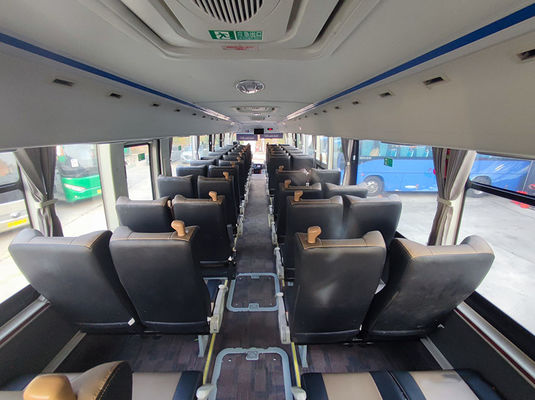 लक्जरी गुलाबी प्रयुक्त बसें यूरो 5 एलएचडी प्रयुक्त डीजल शटल बस बिक्री के लिए