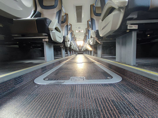 लक्जरी गुलाबी प्रयुक्त बसें यूरो 5 एलएचडी प्रयुक्त डीजल शटल बस बिक्री के लिए