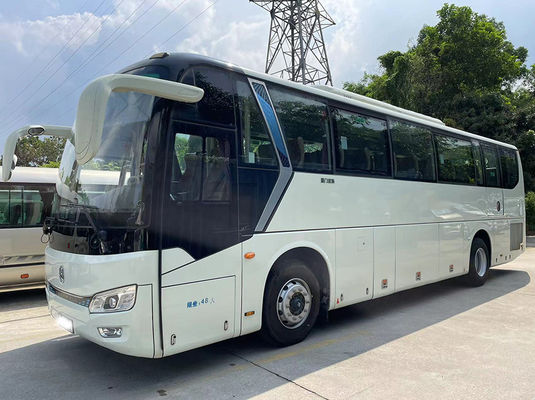 गोल्डन ड्रैगन प्रयुक्त टूर बस 48 सीटें बाएं हाथ का ड्राइव डीजल सेकंड हैंड ट्रैवल बस