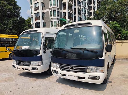 20 सीटें इस्तेमाल की जाने वाली टोयोटा बस 120 किमी/घंटा एलएचडी इस्तेमाल की जाने वाली बाएं हाथ की गाड़ी बस
