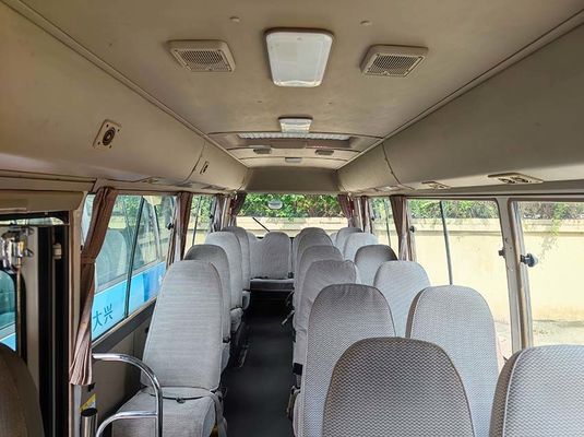 20 सीटें इस्तेमाल की जाने वाली टोयोटा बस 120 किमी/घंटा एलएचडी इस्तेमाल की जाने वाली बाएं हाथ की गाड़ी बस