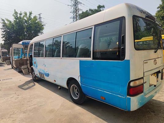 20 सीटें इस्तेमाल की जाने वाली टोयोटा बस 120 किमी/घंटा एलएचडी इस्तेमाल की जाने वाली बाएं हाथ की गाड़ी बस