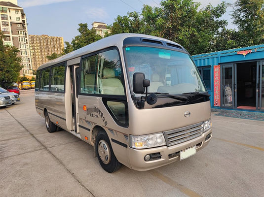 डीजल प्रयुक्त मिनी कोच 15-23 सीटें बाएं हाथ का ड्राइव मिनी बस