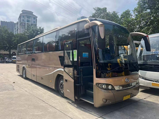 डीजल मैनुअल हाइगर प्रयुक्त लक्जरी कोच 47 सीटें एलएचडी स्टीयरिंग स्थिति के साथ