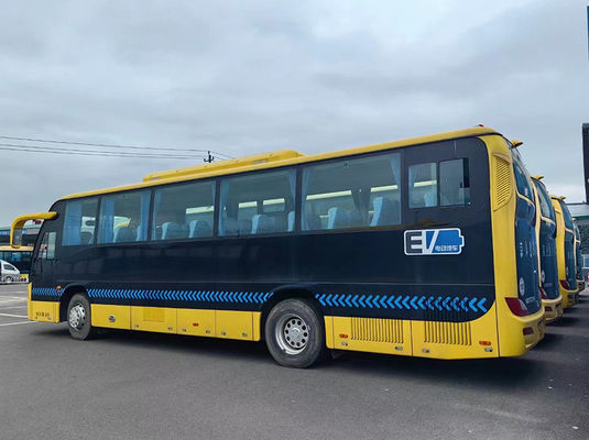 35-50 सीटें प्रयुक्त इलेक्ट्रिक बस 150kw स्वचालित FTTB100 सेकंड हैंड 35 सीट बस