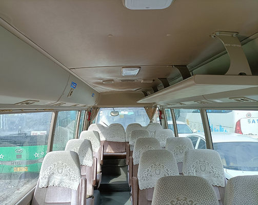 मैनुअल ट्रांसमिशन और डीजल ईंधन के प्रकार के साथ टोयोटा प्रयुक्त कोस्टर बस 23 सीट एलएचडी मिनी बस