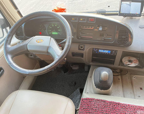 जीएसी 19 सीटें प्रयुक्त कोस्टर बस 6 मीटर एलएचडी यूरो 3 डीजल इंजन 127hp प्रयुक्त मिनी बस