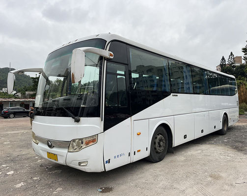 12m 57seats LHD प्रयुक्त युटोंग बस डीजल इंजन कोच बस 1door प्रयुक्त वाणिज्यिक बसें