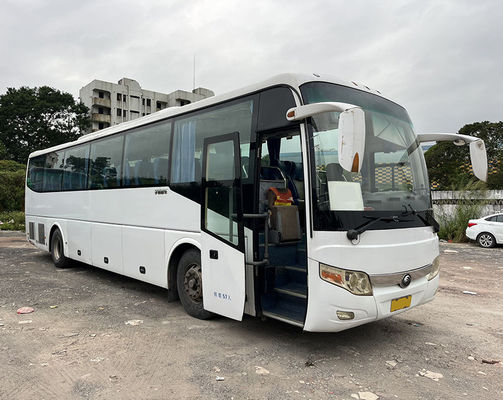 12m 57seats LHD प्रयुक्त युटोंग बस डीजल इंजन कोच बस 1door प्रयुक्त वाणिज्यिक बसें