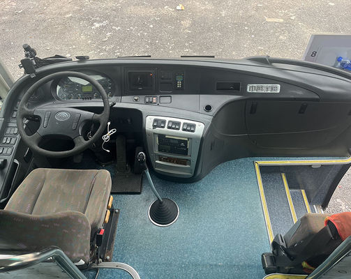 12 मीटर 57 सीटें एलएचडी प्रयुक्त बस डीजल इंजन कोच बस 1 दरवाजा प्रयुक्त वाणिज्यिक बसें