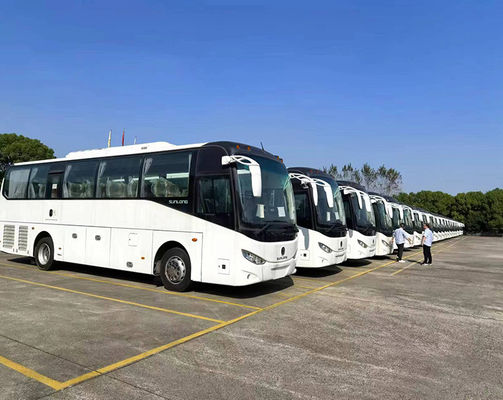 सेकंड हैंड कोच बस 8300ml प्लेसमेंट के साथ शेनलॉन्ग 10m 36seats SLK6102 RHD सीएनजी बस