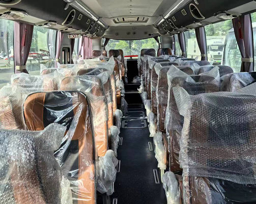 सेकंड हैंड कोच बस 8300ml प्लेसमेंट के साथ शेनलॉन्ग 10m 36seats SLK6102 RHD सीएनजी बस