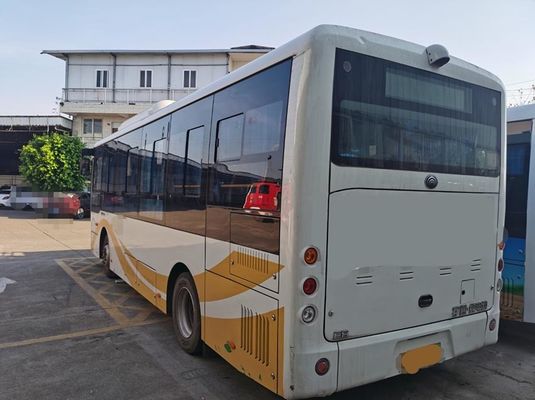 युटोंग इलेक्ट्रिक सिटी बस 22-53 सीटें ऑटो ट्रांसमिशन के साथ सार्वजनिक बस एलएचडी ट्रांजिट बस