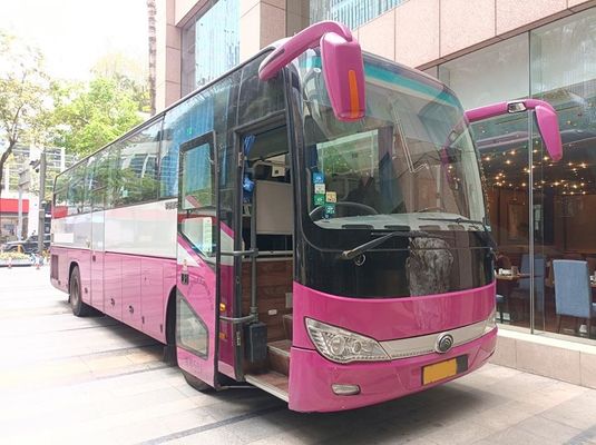 युटोंग बस 50 सीटें सेकंड हैंड बस डीजल पावर 220kw प्रयुक्त कोच बस