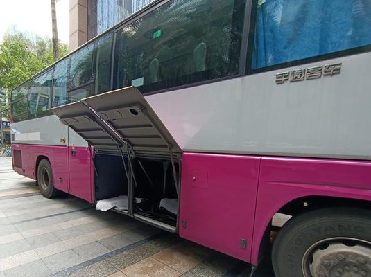 युटोंग बस 50 सीटें सेकंड हैंड बस डीजल पावर 220kw प्रयुक्त कोच बस