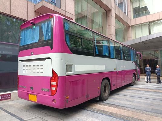 युटोंग बस 50 सीटें सेकंड हैंड बस डीजल पावर 220kw प्रयुक्त कोच बस