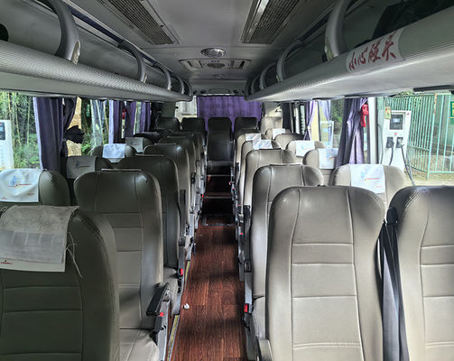 YTM280-CV4-H मोटर इस्तेमाल इलेक्ट्रिक बस बस 33 सीटें कोच सेकंड हैंड टूरिस्ट बस