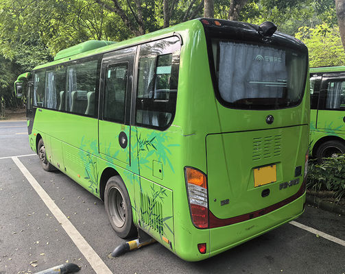 YTM280-CV4-H मोटर इस्तेमाल इलेक्ट्रिक बस बस 33 सीटें कोच सेकंड हैंड टूरिस्ट बस