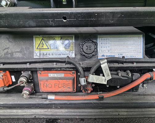 YTM280-CV4-H मोटर इस्तेमाल इलेक्ट्रिक बस बस 33 सीटें कोच सेकंड हैंड टूरिस्ट बस