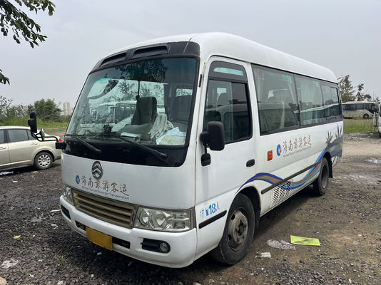 18 सीटों वाली डीजल सेकंड हैंड बस, 180000 मील की दूरी और 1 दरवाजे का गोल्डन ड्रैगन