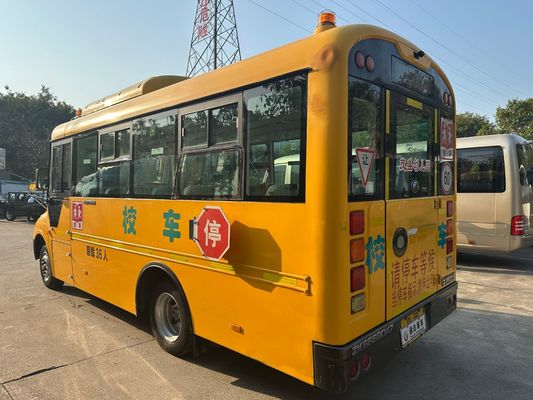 36 सीटों का पीला डीजल इंजन वाला एलएचडी ZK6669DX7 यूएसडी स्कूल बस चीन में निर्मित