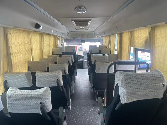 48-सीट शुद्ध इलेक्ट्रिक किंग लॉन्ग व्हाइट सेकेंड-हैंड बस, रियर ट्रैक 1860 और फ्रंट ट्रैक 2054 के साथ